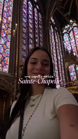 la Sainte-Chapelle en Paris 🏛️🤲✨ #paris #saintechapelle 
