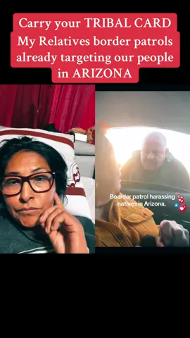 Reposting for second time … since TikTok took it down this morning. #Share #ffyyyyppppp #nativetiktok #IndigenousTikTok #Our people are being targeted due to our skin color. Native rematives carry your tribal cards /CIB with you . 