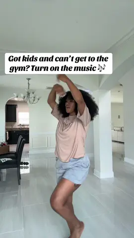 Mommas, better turn on some music. We don’t need the gym when we have hips 🥰🎶 #fyp #moms #trend 