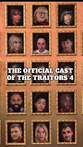 THE OFFICIAL CAST  OF THE TRAITORS 4 #Traitors #Traitors4 #TraitorsUS #LoveIsland #LoveIslandUSA #Bachelor #Survivor #Survivor50 #BigBrother #BB27 #RHOA #RHONJ #TraitorsUK #TheChallenge #TaylorSwift #TravisKelce 