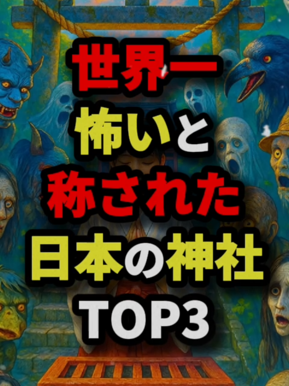 世界一怖いと称された日本の神社TOP3　#都市伝説