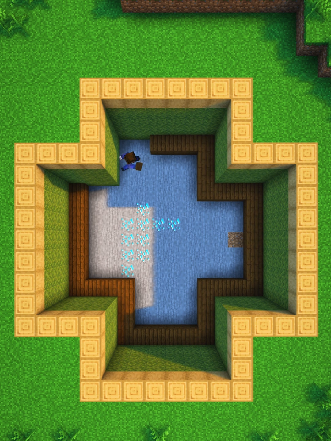 Minecraft Underground house 🏠#Minecraft #minecraftbuilds #minecraftbuilding #minecrafttutorial #viral 