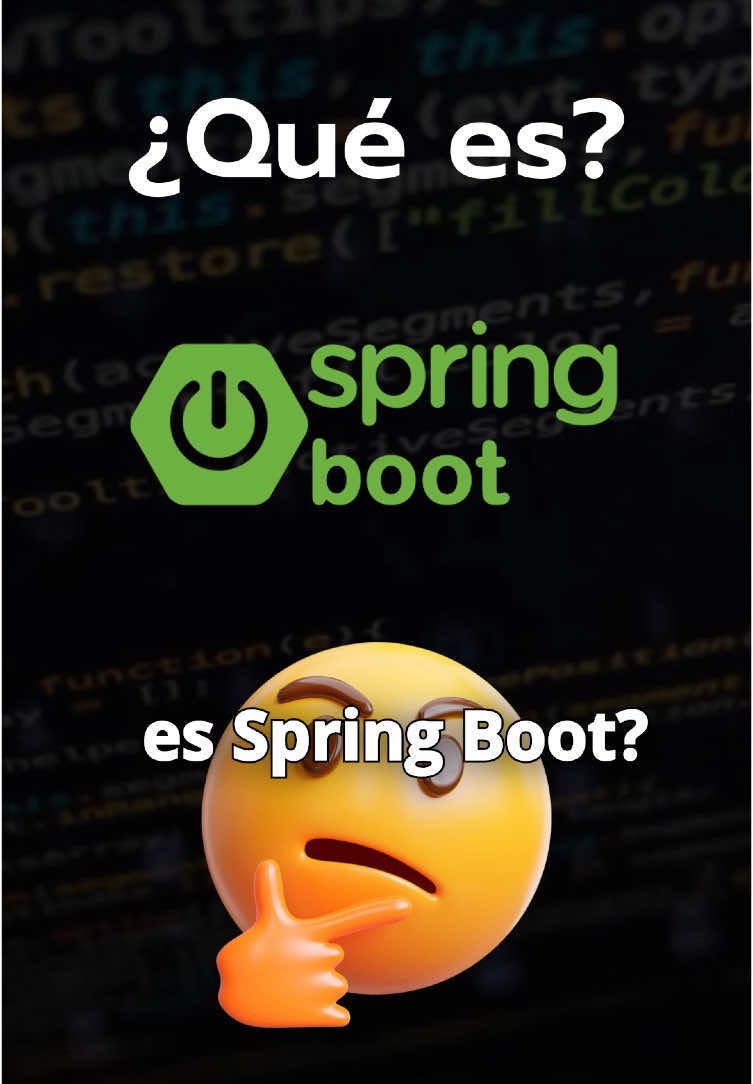¿Que es Spring Boot? 💻 #java #springboot #programacion #web #javascript #python 