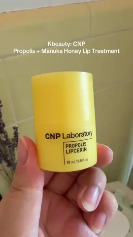 Viral Kbeauty lip treatment @CNP Laboratory US is having a flash sale for the next 10hrs 👏 Infused with propolis extract and Manuka honey sourced from New Zealand 🍯⛰️ this nourishing, delicious lip balm is my new favorite 😍  #cnp #liptreatment #lipbalm #sensitiveskincare #kbeauty #koreanskincare #lippie 