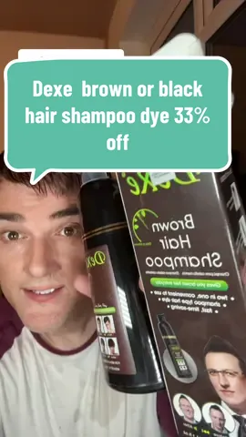 Replying to @terri wow terri just look at the results from this Dexe brown or black hair shampoo dye @My Realm #menshairdye #dexehairshampoo #womenshairdye #haircolour #reducegreys #hairdyehacks #summersale #tiktokmademebuyit 