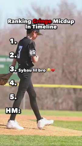 Ranking Cringe Micdup Kids 😭 #67 #cringe #micdup #baseballboys #whiteboy 