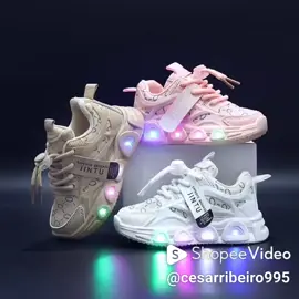 Novo Estilo tênis infantis meninos estudantes casuais sapatos de placa alta meninas sapatos de bebê LED.😍 ✅ Comenta EU QUERO que mando o link🔗 #tenisdebebe #tenisinfantil #tênisparabebê #tenisparacrianca #modainfantil #modaparabebes
