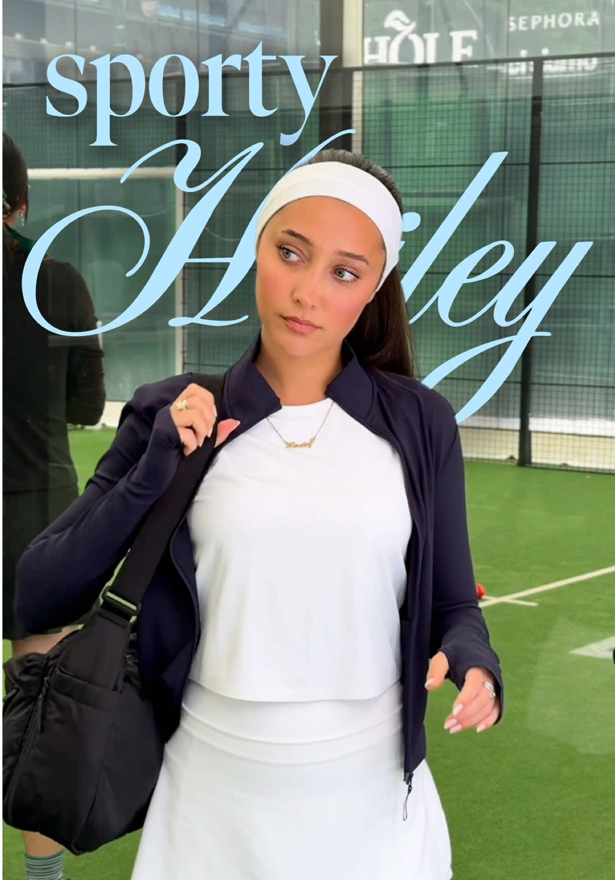 cutest on the court in @UNIQLO USA AIRism soft skort #UNIQLOPartner #UNIQLO #padel #tennis 