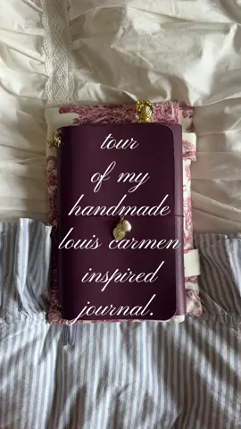 my pride & joy, a labor of love. waiting for the gorgeous inevitable patina on her 🍒👼🏼🐆#louisecarmen#diylouisecarmen#journaling#diary#scrapbooking#SelfCare @louisecarmennotebooks 