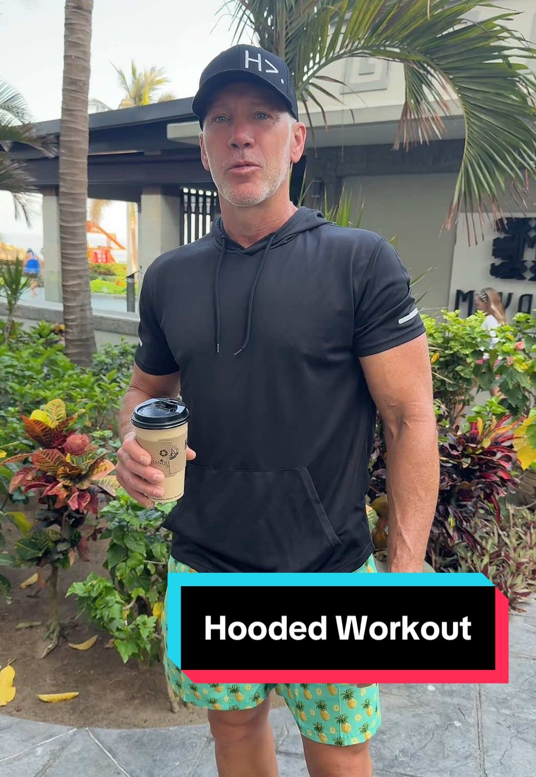 Men’s Hooded Workout #workout #mens #hoodedshirt #quickdry   #sporty #beach #menscasual #cool #trendy #muscle