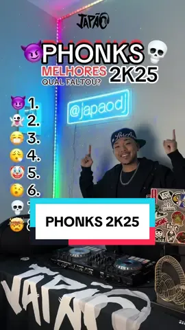 OS MELHORES PHONKS DE 2025! QUAL FALTOU? 💀 #phonk #dj #playlist #funk #VozDosCriadores 