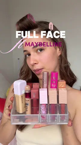 Maquillándome solo con productos de Maybelline💗💖 #reviewmaquillaje #makeupreview #maybelline #maquillaje #mujeres #girls #fullfacemakeup  Full face con productos de @Maybelline NY 