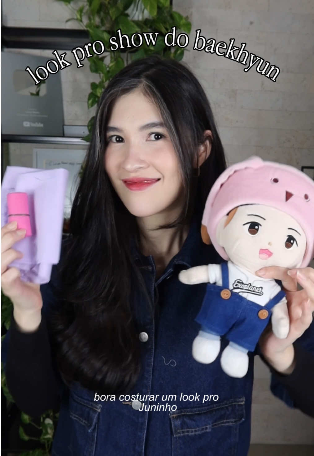 Bora costurar um look pro Juninho ir no show do pai ausente (Baekhyun)? #baekhyun #baekhyunee_exo #essenceofreverie #look #grwm #arrumesecomigo #costura 