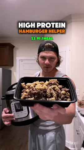 🍽️ Servings: 4 ⏱️ Total Time: ~20–25 minutes 📦 Macros (per serving – est.): 	•	Calories: ~450–500 	•	Protein: 40–45g 	•	Carbs: 35–40g 	•	Fats: 15–18g ✅ Ingredients: 	•	1.5–2 lbs lean ground beef (93/7 or leaner) 	•	1 cup dry elbow macaroni (can sub for protein pasta or chickpea pasta) 	•	2 cups low-sodium beef broth 	•	1/2 cup unsweetened plain Greek yogurt (adds creaminess & protein) 	•	1/2 cup shredded low-fat cheddar cheese 	•	1 small onion, finely diced 	•	2 cloves garlic, minced 	•	1 tsp smoked paprika 	•	1/2 tsp onion powder 	•	1/2 tsp garlic powder 	•	Salt & pepper to taste 	•	Optional: splash of hot sauce or mustard for extra flavor ⸻ 👨‍🍳 Instructions: 	1.	Sauté the Beef: 	•	Set Instant Pot to Sauté mode. 	•	Spray with cooking spray or add a small amount of olive oil. 	•	Add diced onion and cook 2–3 min. 	•	Add garlic and ground beef. Brown the beef until fully cooked. Drain excess fat if needed. 	2.	Add Pasta & Broth: 	•	Stir in pasta, beef broth, and spices (paprika, garlic powder, onion powder, salt, pepper). 	•	Scrape the bottom of the pot to deglaze and avoid a burn warning. 	3.	Pressure Cook: 	•	Lock the lid and set the valve to “Sealing.” 	•	Cook on High Pressure for 4 minutes. 	•	Once done, do a quick release (careful of the steam). 	4.	Add Creamy Mix-ins: 	•	Stir in shredded cheese and Greek yogurt immediately. 	•	Mix until smooth and creamy. If too thick, add a splash of broth or milk. 	5.	Taste & Serve: 	•	Adjust seasoning as needed. 	•	Optional: garnish with fresh parsley or a little extra cheese.