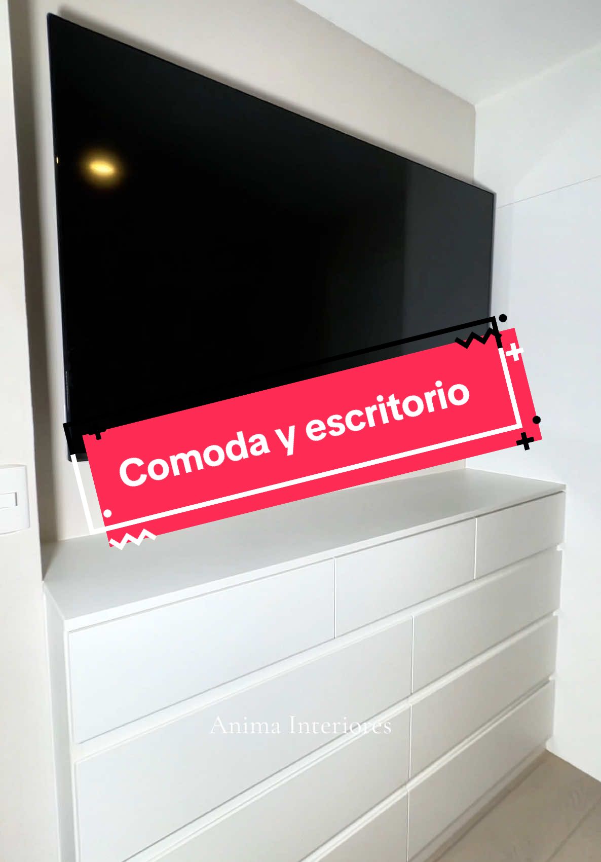 Nueva cómoda y escritorio 🤩💕 📍La Victoria . . . #melamina #comoda #colgador #escritorio #proyecto #melaminaperu 
