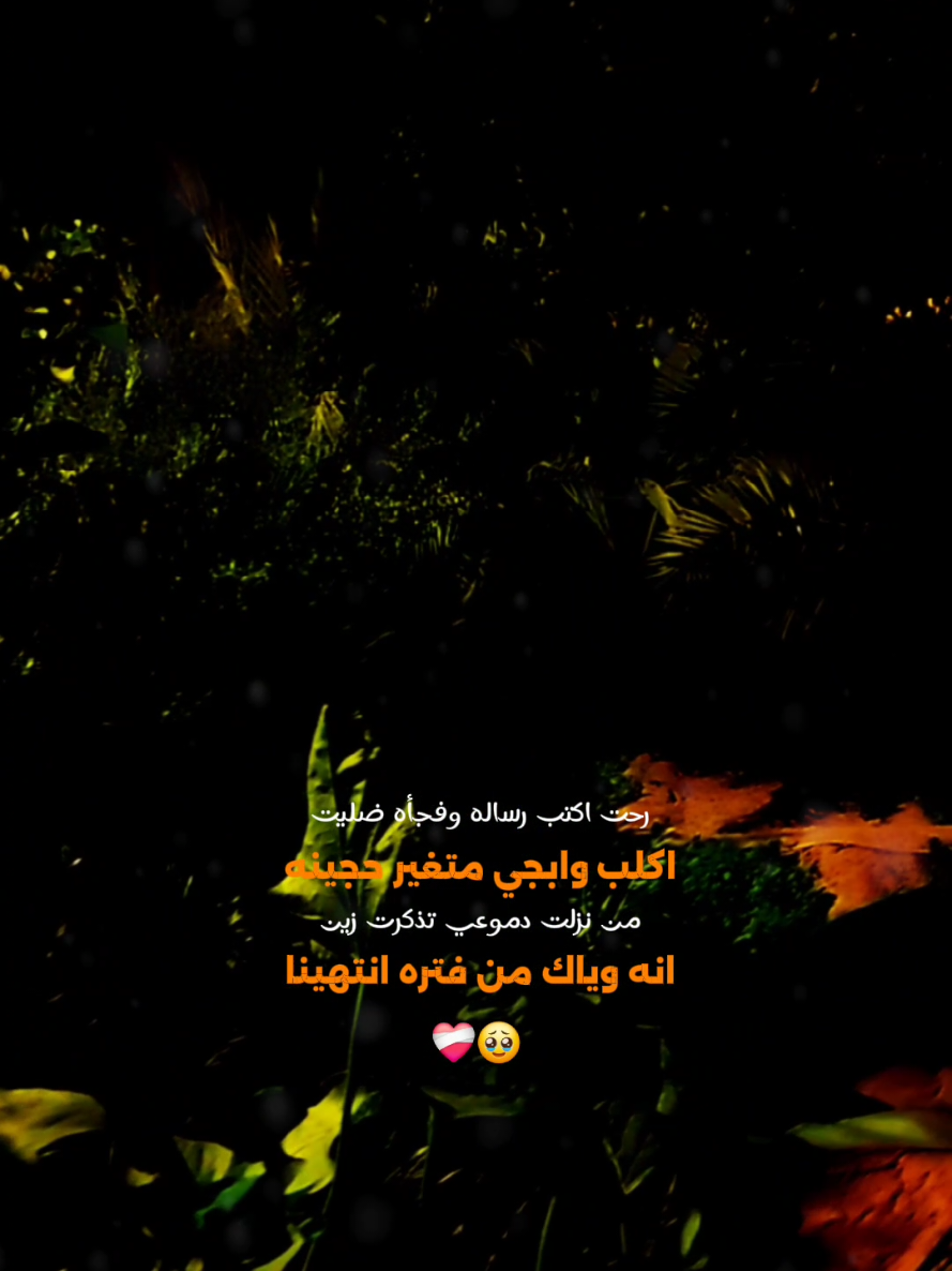 انتهينا 🥺🥀