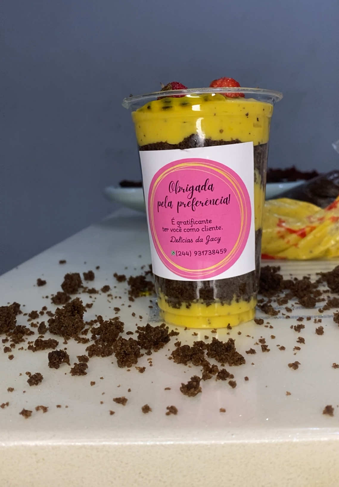 Bolos no pote já disponíveis, reserva já o seu!🙏🥰🥹#bolos #bolosnopote #recheiodemaracuja #doces #mimos #🇦🇴 