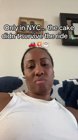 Would you still serve this cake? Be honest 😩 NYCTraffic #CakeFail #NYCProblems #MomLife #BirthdayGoneWrong #RelatableContent #TikTokMoms #OnlyInNewYork #NYCAttitude 