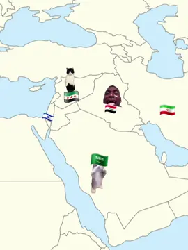 The status of the Middle East now😂#israel #iraq #iran #syria 