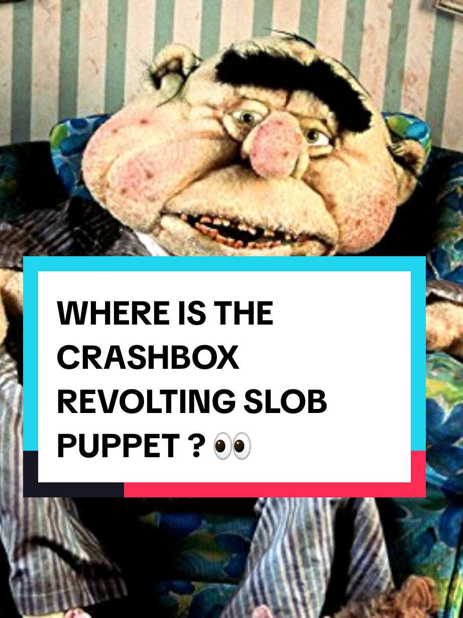 Where is the Crashbox Revolting Slob puppet? #crashbox #crashboxhbo #nostalgia #nostalgic  #hbo #hbokids #hbofamily #revoltingslob #hbomax #childhood #2000s #puppets #puppet 