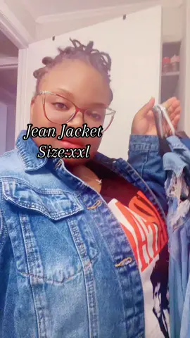 Plus size jean jacket #plussize #jeanjacket #denim #denimjacket #dealsforyoudays #dealsfordays #jacket #womenclothing #spotlightfinds 