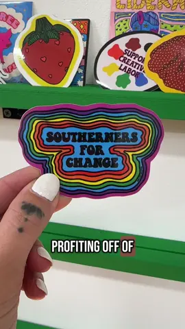 100% of my sticker sales profits for the month of June will be donated to CHIRLA and grassroots org Jail Fund LA. #losangeles #stickers 