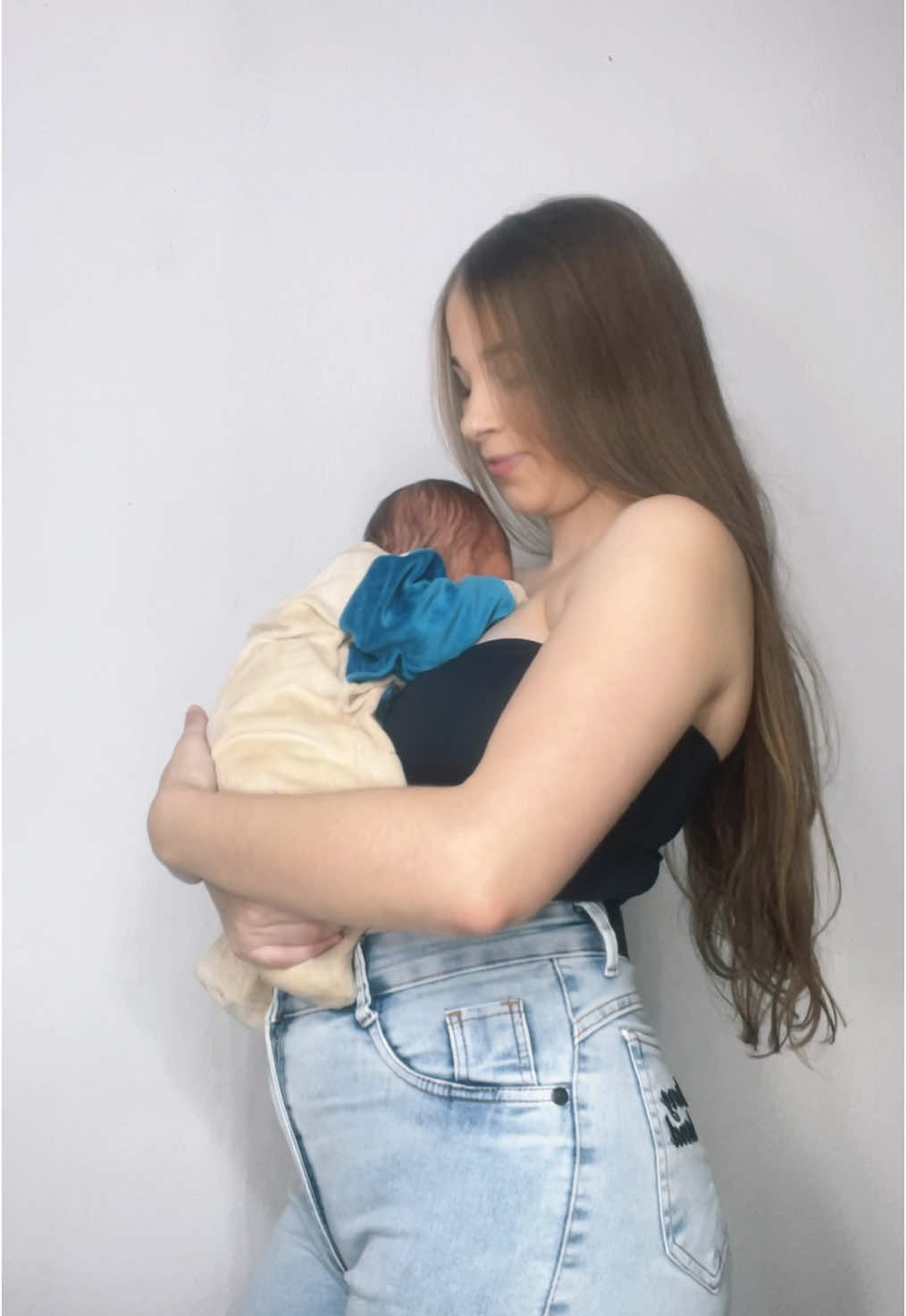 Finalmente terminei essa trend!! 🥹 meu coração fora do peito 💙 #fyp #foryoupage #maternidade 
