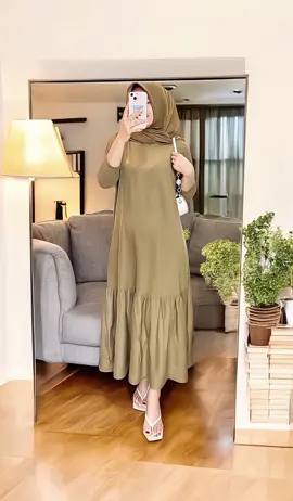 Bi - RaFellA BAtWiNG MIDI DRESS WANITA KAOS COTTON COMBED 30's Gamis Katun Cantik Muslim #mididress #dresswanita #dressgamis 