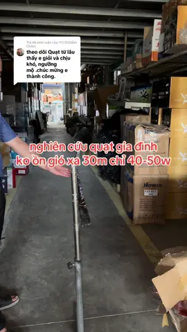 Trả lời @자민영(Diễm Châu) dậy từ 4h sáng chủ để nghiên cứu quạt ko tiếng ồn 