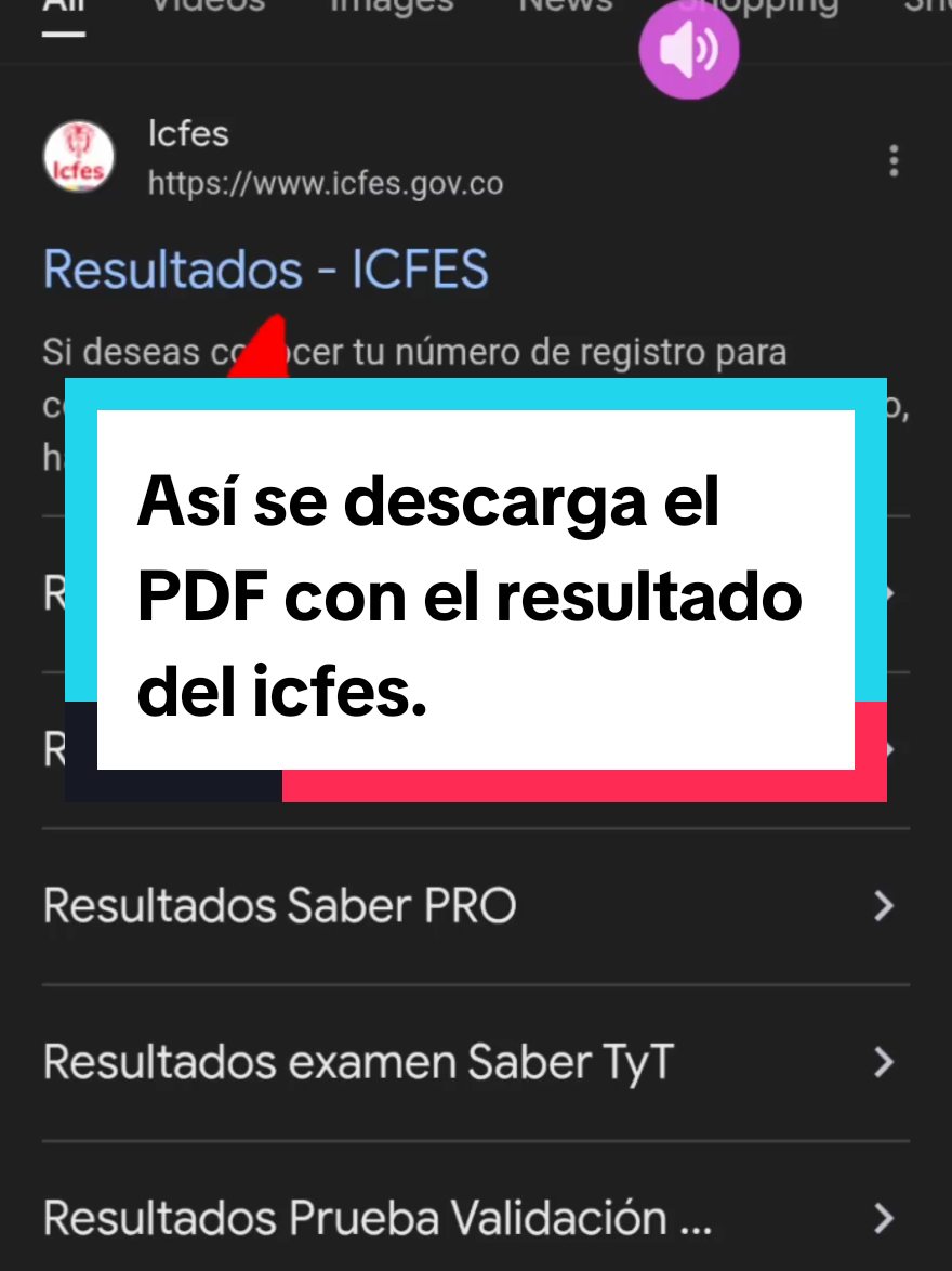 Respuesta a @laurita.441 De esta manera descargas  el resultado del icfes.  #unad #gratis #semestre #estudiantes #icfes #resultadoicfes 
