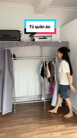 Tủ quần áo khung thép không rỉ #buithituoi1197 #tuquanao #tuquanaokhungthep 