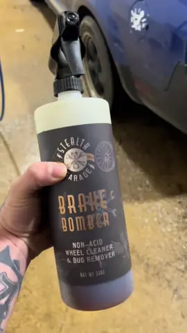 The Brake Bomber wheel cleaner definitely lived up to the hype... This stuff works WONDERS!  #stanglovers #stealth #fordmustang #breakbomber #detailing #wheelcleaner #cardetailing #car #carwash #TikTokShop #ttshop #tiktokmademebuyit