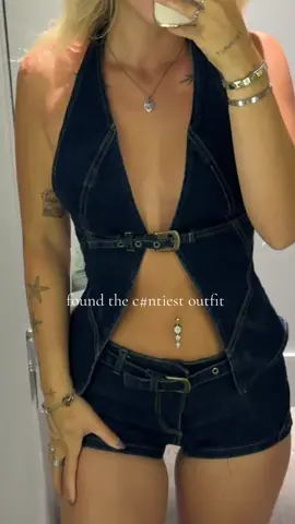 but where would i wear this #tryon #fyp #edikted #ediktedhaul #ediktedtryon @Edikted #OOTD #festivefashion #jeans #jeanoutfits #jeansets #set 