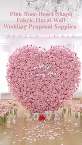 5D Luxury Pink Heart-Shaped Floral Wall Cloth Base Wedding Backdrop Event Props A8960 pls follow us , we will give special discount to new fans！ From : @angelaflowerofficial angelaflowerofficial, Flowers for designers!@angela-flower #wedding #flowers #DIY #flowerceiling #weddingdecor #backdrop 
