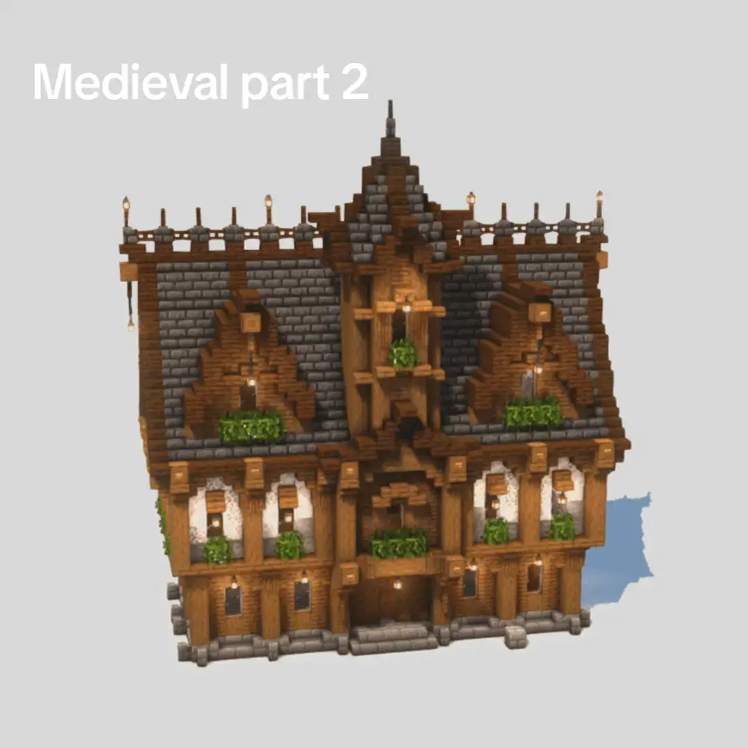 Mediaval House Minecraft #minecraftbuilding #medieval #Minecraft #minecraft #minecraftbuild 