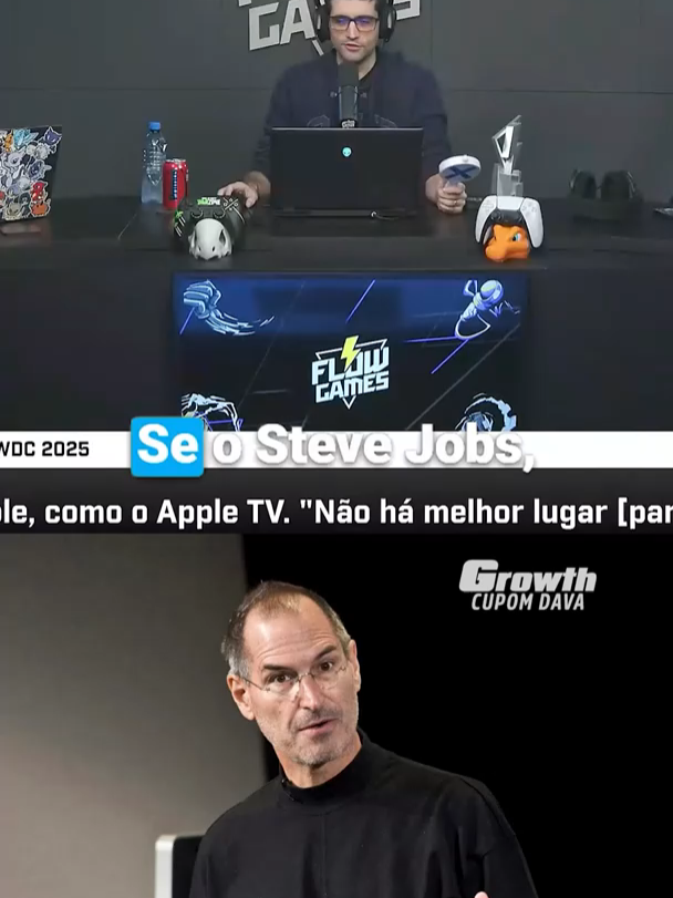 Steve Jobs faria diferença hoje em dia? #gameplayrj #davyjones #apple #stevejobs