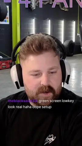 He thought it was a green screen😭 #gaming #rogue #setups #greenscreen #twitch #twitchstreamer 