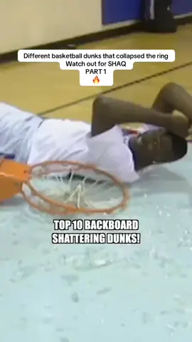 Different basketball dunks that collapsed the ring 👀 Watch out for SHAQ 💪🏾 #basketballclips #basketballhighlights #lakersnation #finals #fyp #NBA 