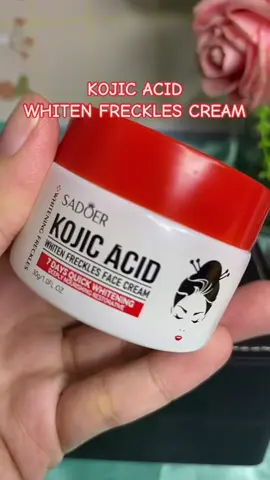 Affordable Kojic cream for allnskon type #sadoer #kojicacid #kojiccream #whiteningcream #kojic #fyp 