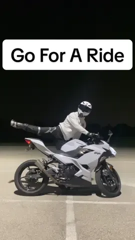 Want To Ride Your Bike? #ninja400 #motorcycle #sportbike #bike #biketok #beginner #fyp
