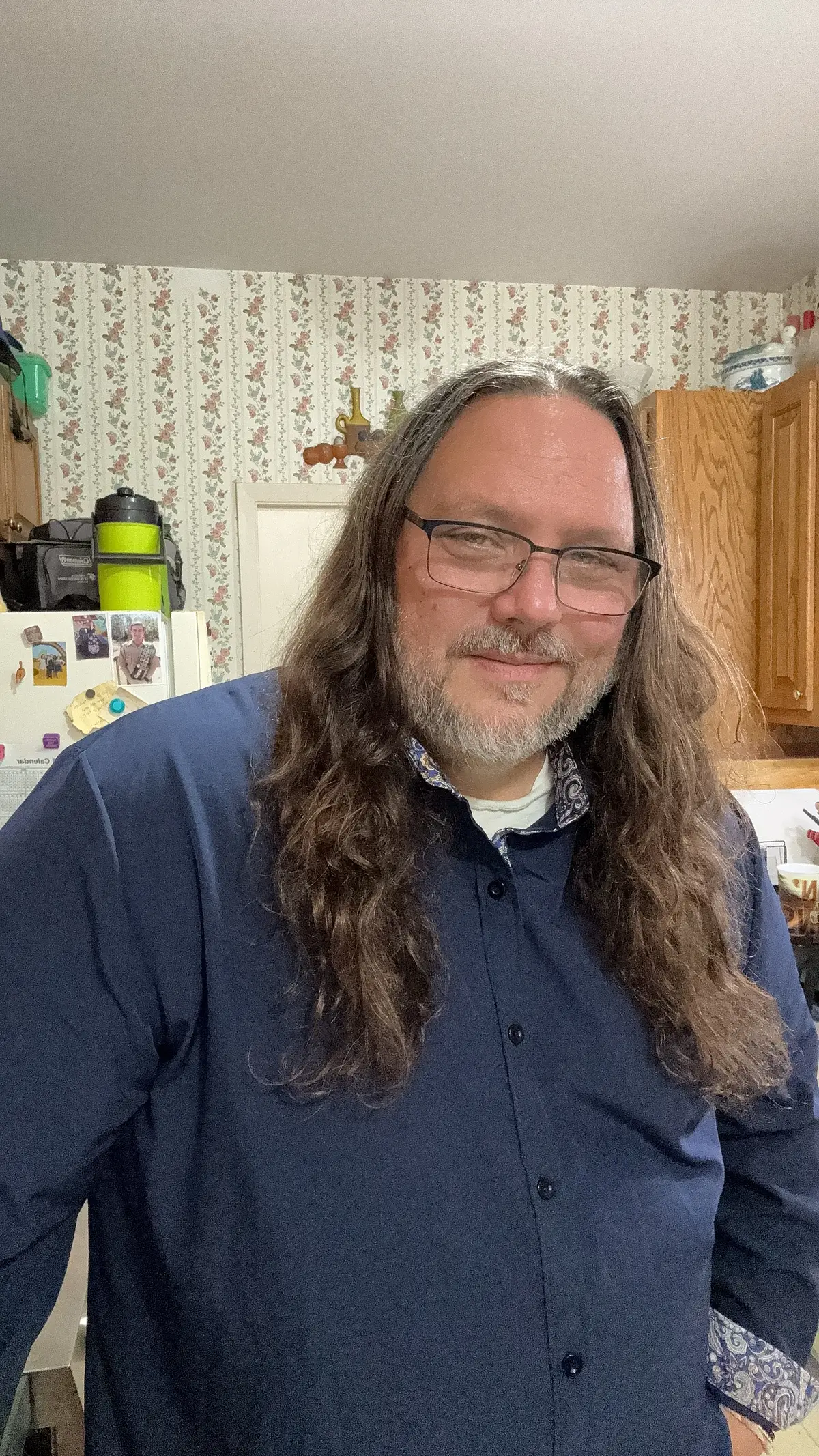 Was doing the trend where you take a picture and see what Tiktok thinks about you. I think it was pretty good. I kinda like it and I went out tonight with Jodie so I was thinking I looked good 