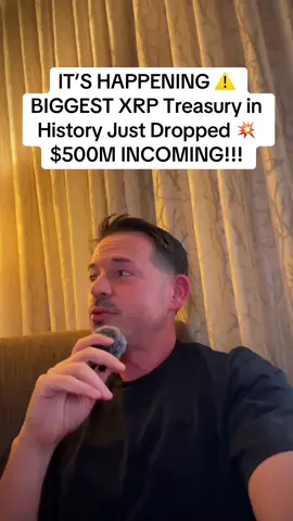 June 2025 📰 IT’S HAPPENING ⚠️ BIGGEST XRP Treasury in History Just Dropped 💥 $500M INCOMING!!! 🚨 XRP news today: Trident Digital, a Nasdaq-listed firm out of Singapore, just made the biggest XRP move in history—$500 million in corporate treasury allocation. This XRP update right now confirms institutions aren’t just buying—they’re integrating. With Chaince Securities advising, the plan launches late 2025 after regulatory clearance. Not just hype. This is infrastructure. Bigger than Webus ($300M), VivoPower ($100M), or Wellgistics ($50M). While the XRP army debates dark pools and price suppression, regulated firms are loading up. XRP is no longer theory—it’s the rails. Not financial advice. Do your own research. XRP to the moon!! Love the XRP Army!!#Crypto2025 