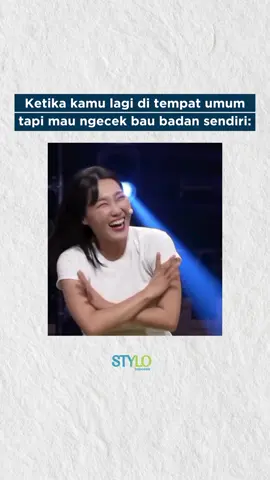 Pernah gak lagi di tempat umum tiba-tiba kayak mencium bau-bau asem gitu?🧐 Terus tangan reflek ke ketiak pura-pura gatal padahal lagi cek aroma diri sendiri hahaha😂 Tenang kamu gak sendirian😜👌🏻 📸 eunji.korean #styloindonesia #beauty #baubadan 