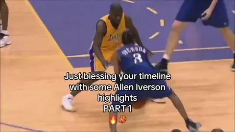 There is never a bad day to watch Allen Iverson highlights 🔥#basketball #basketballhighlights #lakersnation #finals #fyp #finals #NBA #alleniverson 