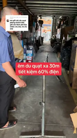 Trả lời @자민영(Diễm Châu) quạt êm du xa 30m tiết kiệm 60% điện 