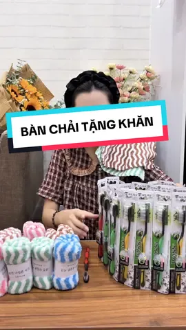 Trả lời @Kim Nhành 67K2 Combo 30 bàn chải tặng 10 khăn #banchaidanhrang 