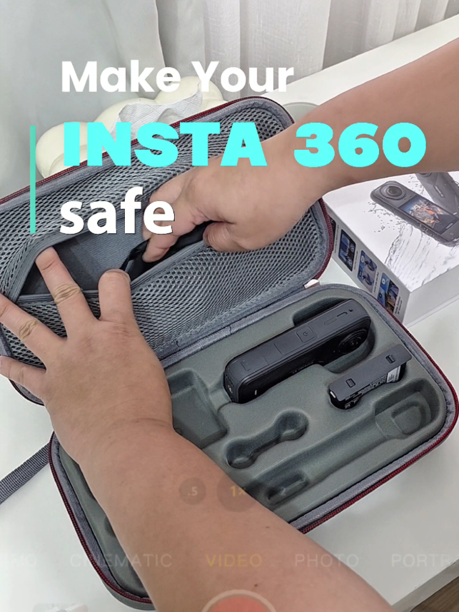 Make your Insta 360 safe with this hand bag organizer!  #insta360x5accessories #insta360x5bag #insta360bag #insta360bagcase #insta360organizer #inta360travelbag 