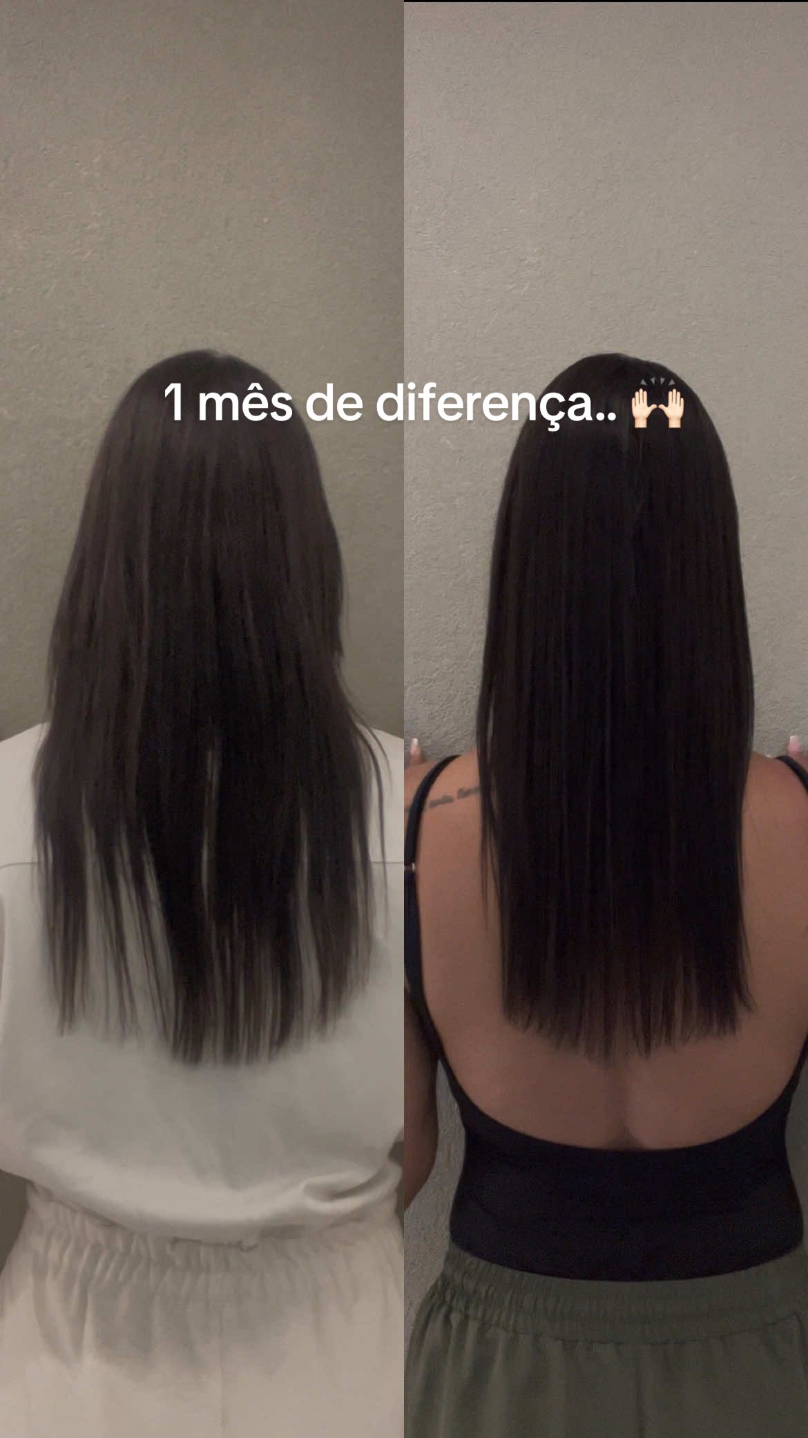 Um mês de diferença, tentando recuperar meu cabelo 🙏🏼😮‍💨 #hair #dicas #vaiprofycaramba #routine #fyp #eudora #eudorasiage #lamelarhaskell #rj #haircare #fyp #limpandosuafy