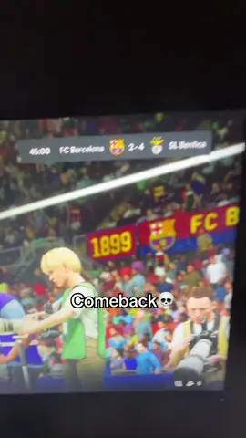 4:2 4:5 comeback #raphina #barcelona #benfica #comeback 