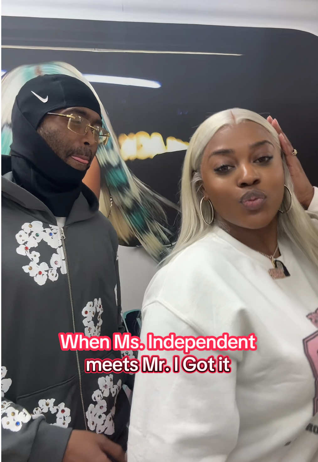 I told ya , we on this journey together so I’ll dibble and dabble into my personal life sometimessssss 😂🫶🏾💗 but yup  #nychairstylist #brooklynhairstylist #fyp #contentcreator #couple #viral #blacklove 